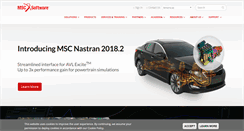 Desktop Screenshot of mscsoftware.com